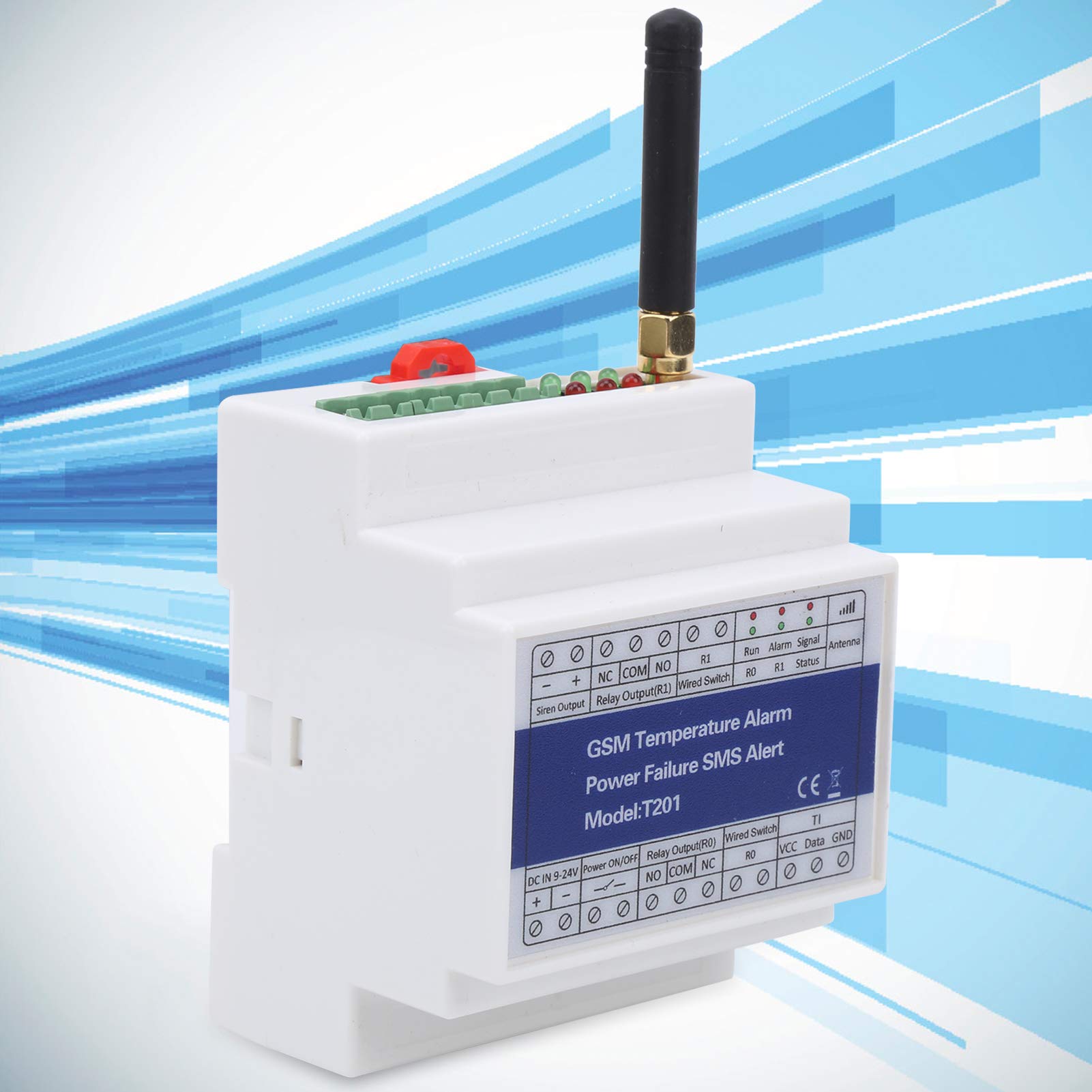 GSM SMS Alarma de temperatura Alerta de falla de energía, Control remoto Soporte de monitoreo Informe de temporizador Lectura remota de datos históricos