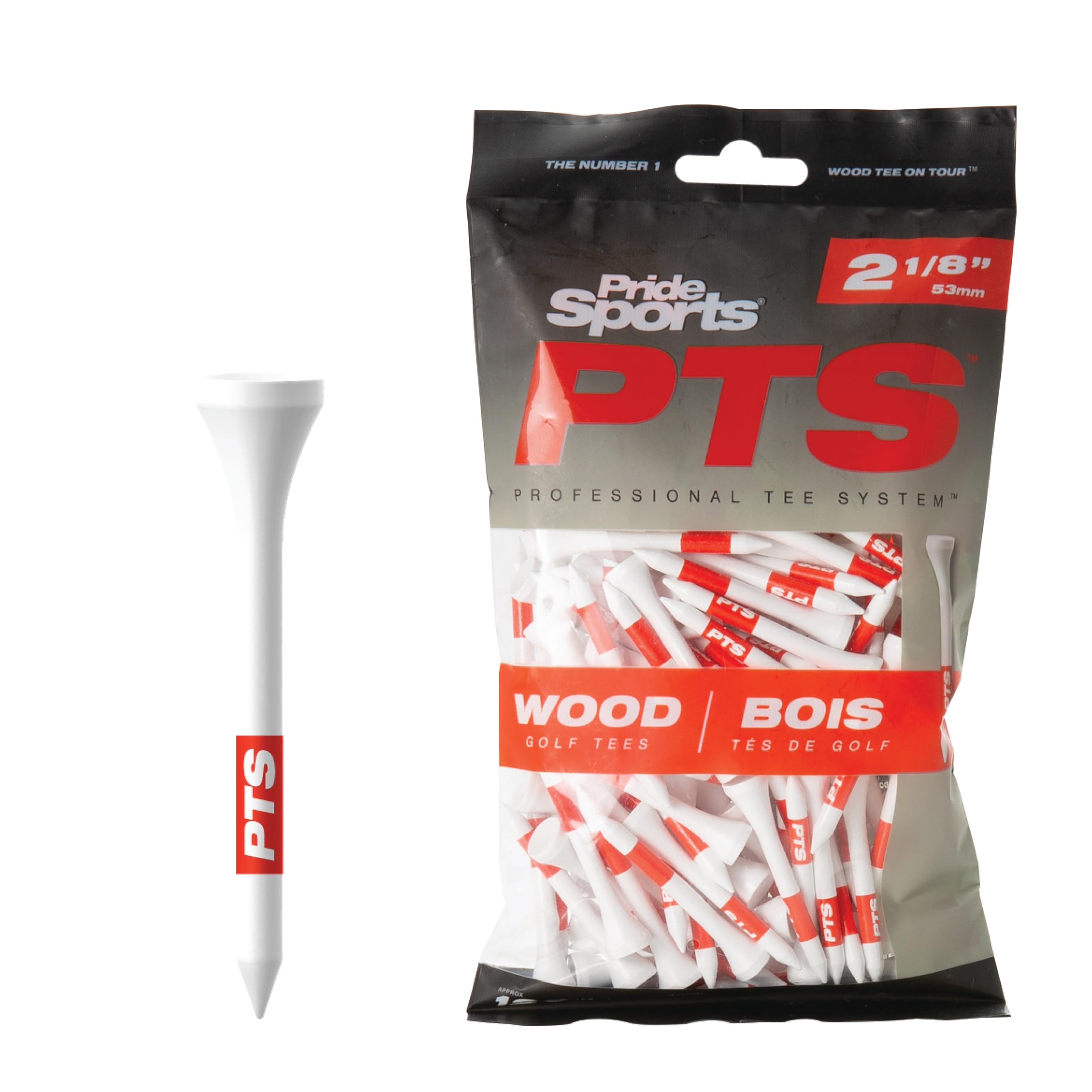 PTS Unisex golf tees, Bag of 120 UK