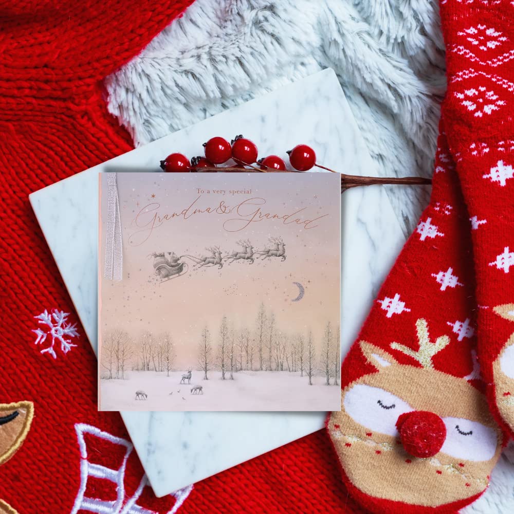 Clintons: Tarjeta De Navidad Con Texto En Inglés "Teddies In