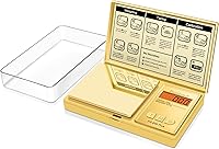 Vista 9 de Fuzion - Báscula de gramos, báscula de bolsillo con precisión de 0.01 gramos, báscula digital pequeña de 200g para alimentos, joyería, hierbas