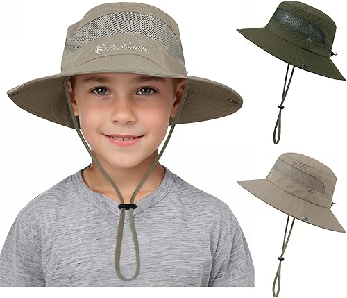 Sombrero de sol para niños y niñas, sombrero de sol para niños y niñas, sombrero de sol para niños, sombrero de playa para niños, sombrero de ala