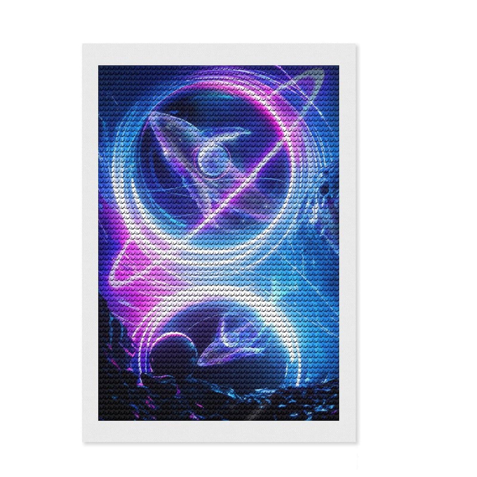 Junmoney Space 3 Round Drill Diamond Painting 8"x12", for Creative Relaxation, Full Kit Included, Boho Decor, Gift Idea