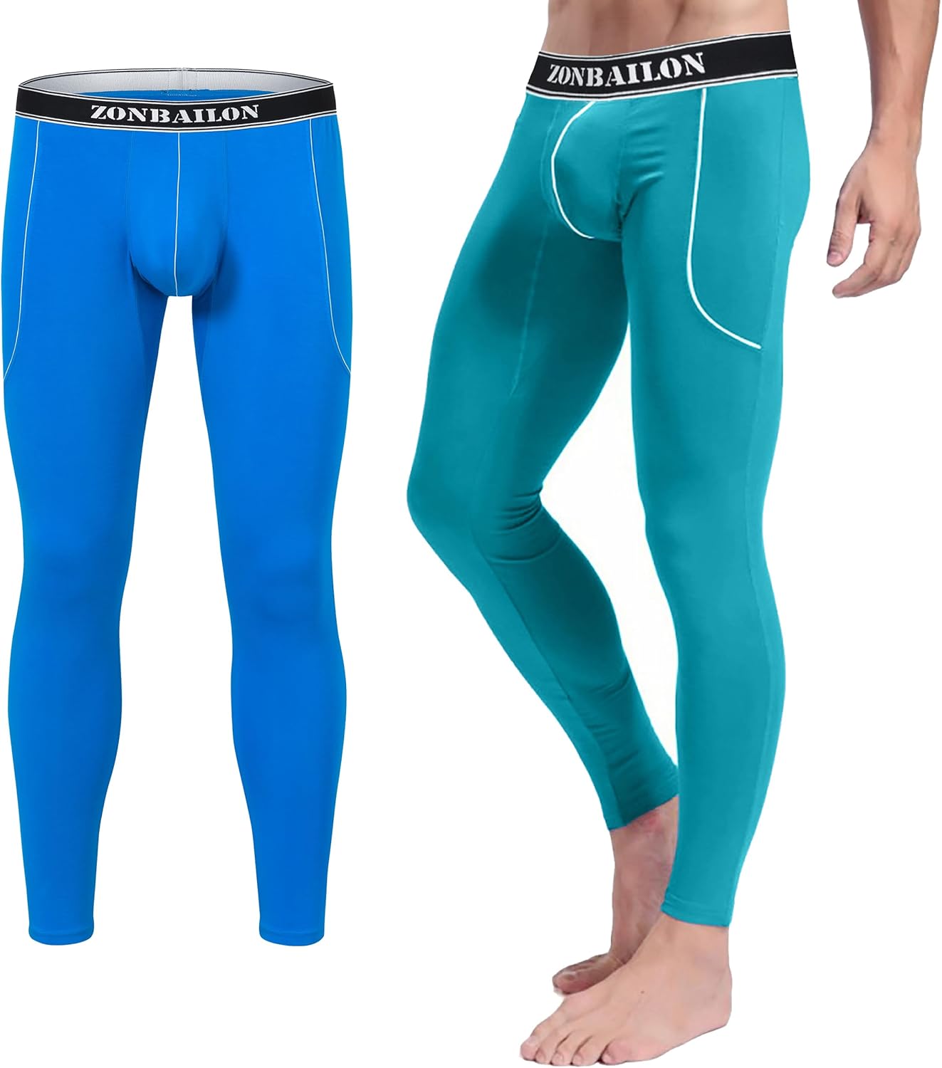 Mens Long Johns Thermal Underwear Size M-2XL