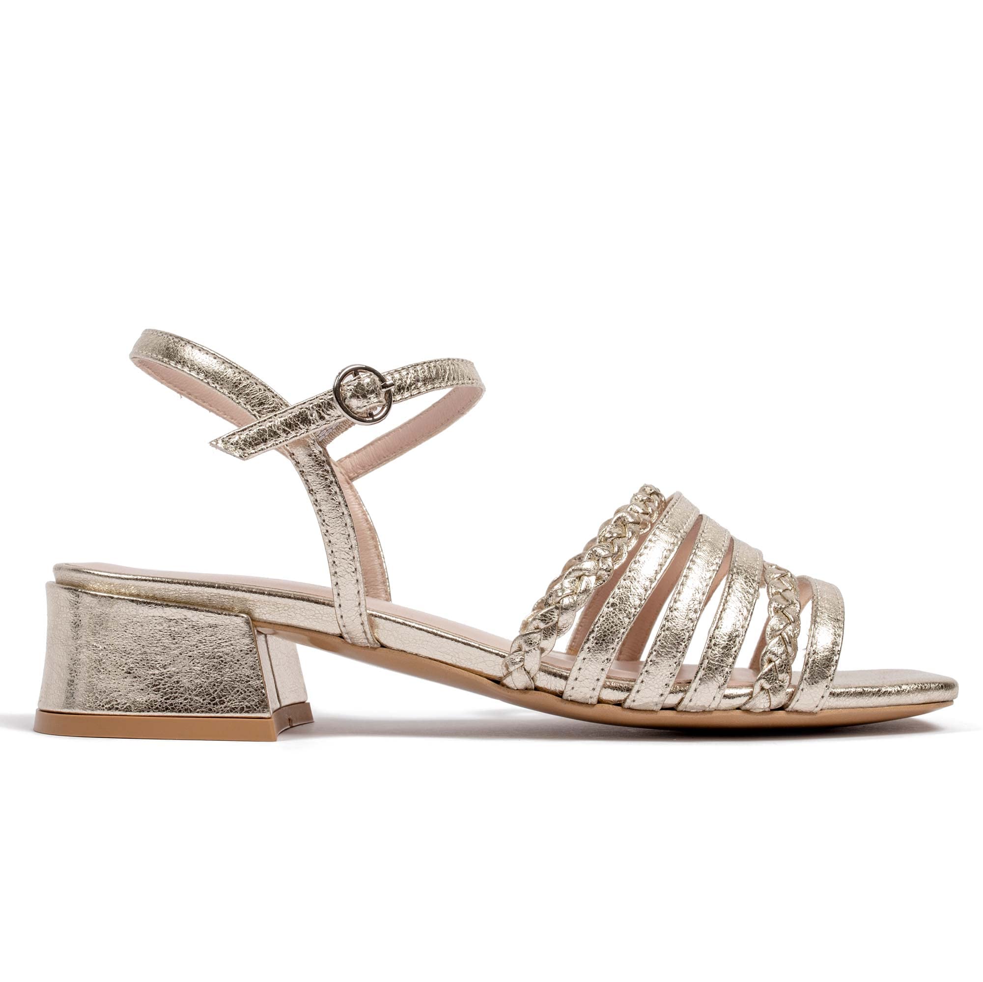 L37 HANDMADE SHOES Love To The World, Sandalia de tacón Mujer