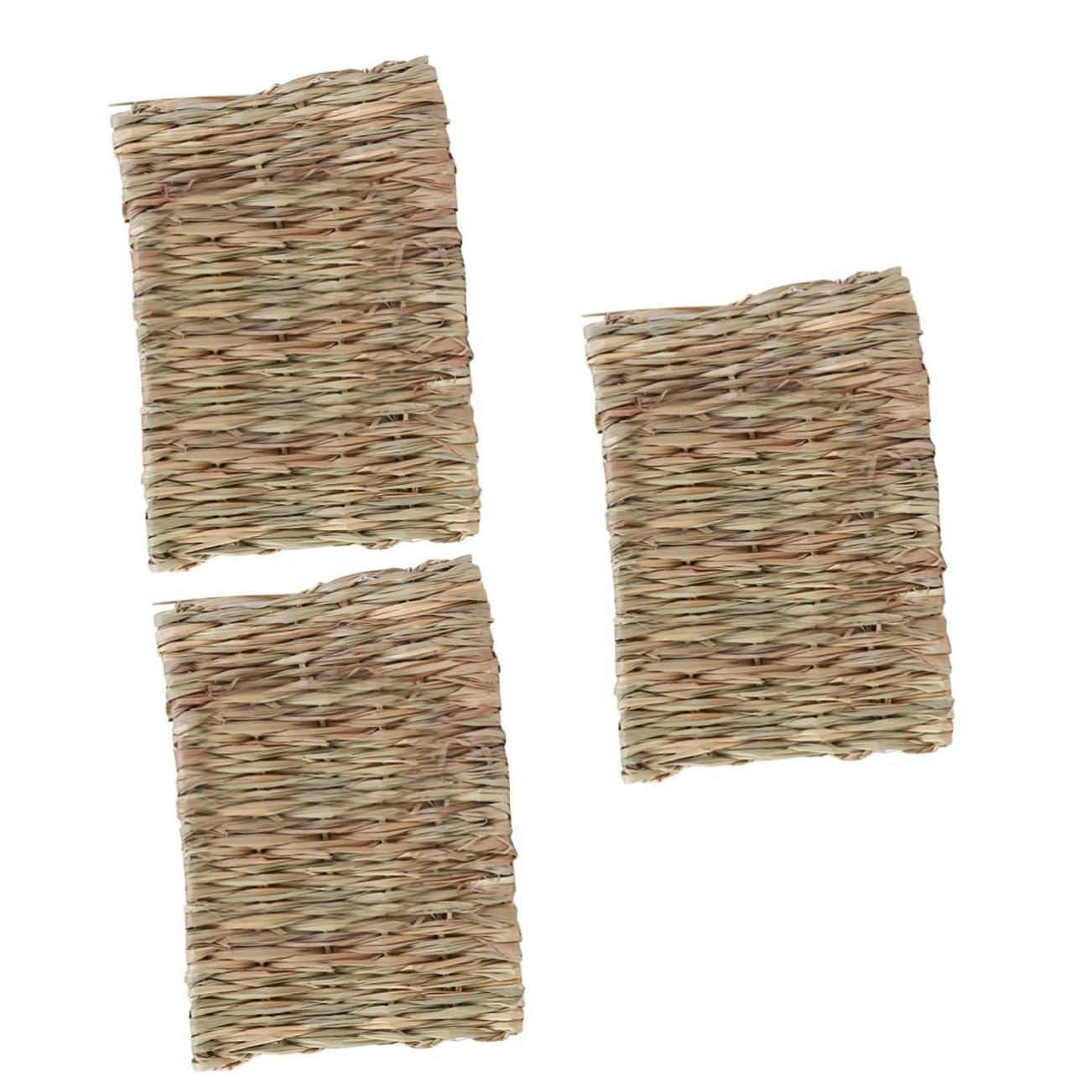 Yardwe 3stücke Hamsterhaus Schilfrohr Gemütliche Pet Nest Für Nagetiere Kauspielzeug Für Meerschweinchen Kaninchen Und Chinchillas Für Schlaf Und Spiel