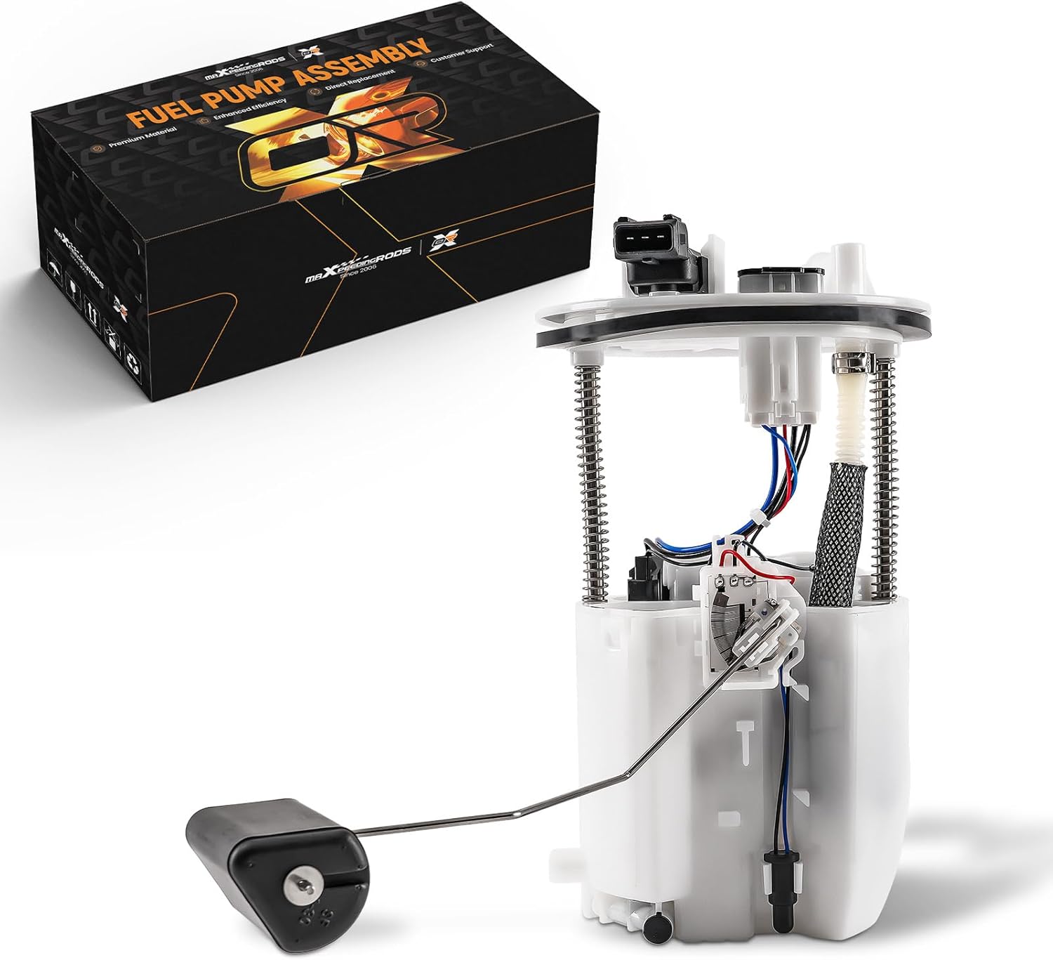 maXpeedingrods Fuel Pump for Mitsubishi Lancer 2.0L 2008-2017 & 2.4L 2009-2017 Electric Fuel Pumps Module Assembly with Sending Unit Replacement 1760A319 1760A322 E8853M P77303M FG1603