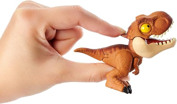 Mattel Jurassic World Snap Squad Dinosaur Toys, Small Dino Figures with Opening Clip-On Jaws, Portable Collectibles
