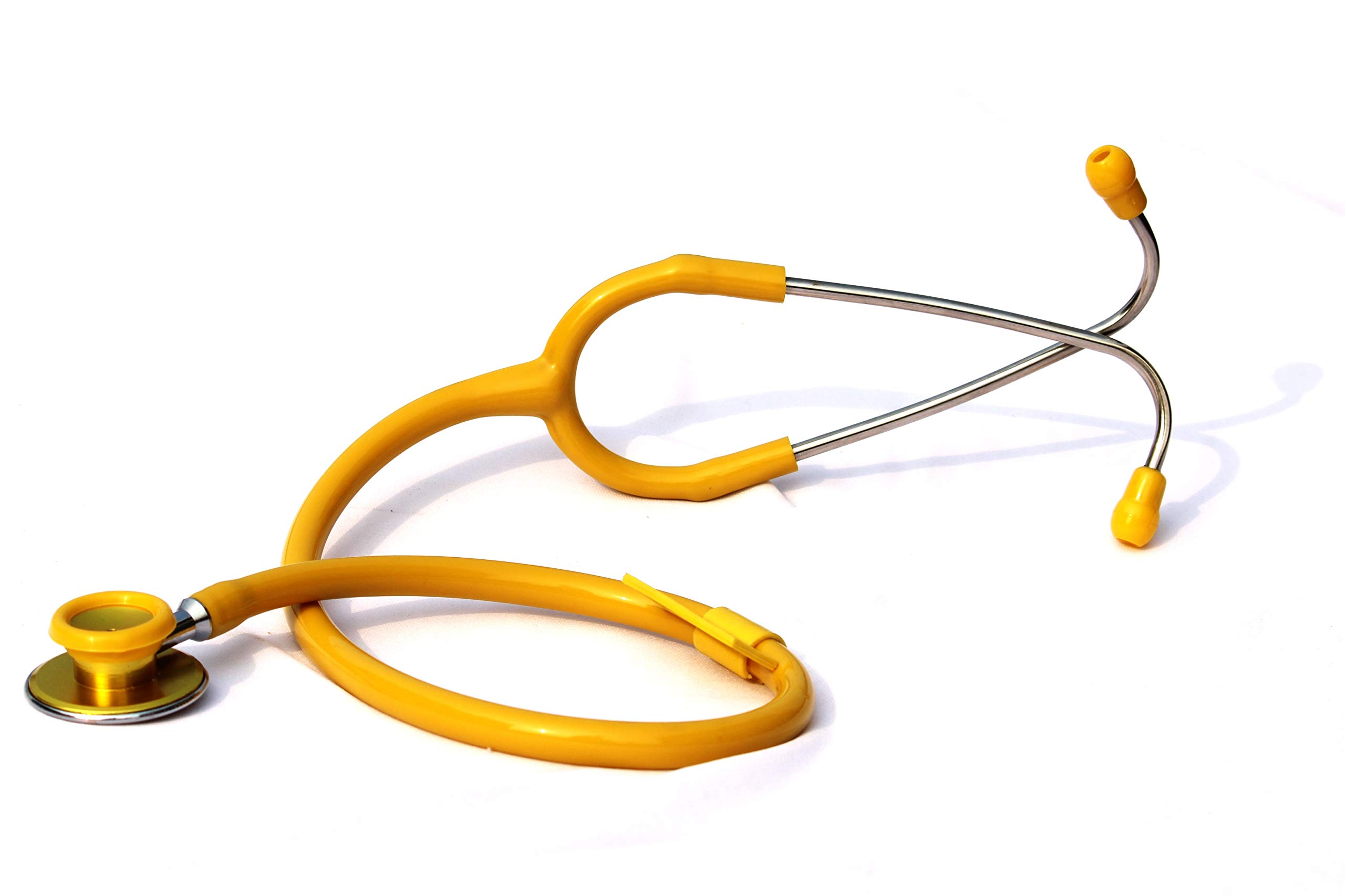 Dr. Head Classic Shine Stethoscope For Doctors And Professional Medical Student Cardiology Stethoscope Stethoscope (Yellow) (B08R1FS1H4) Amazon Price History, Amazon Price Tracker