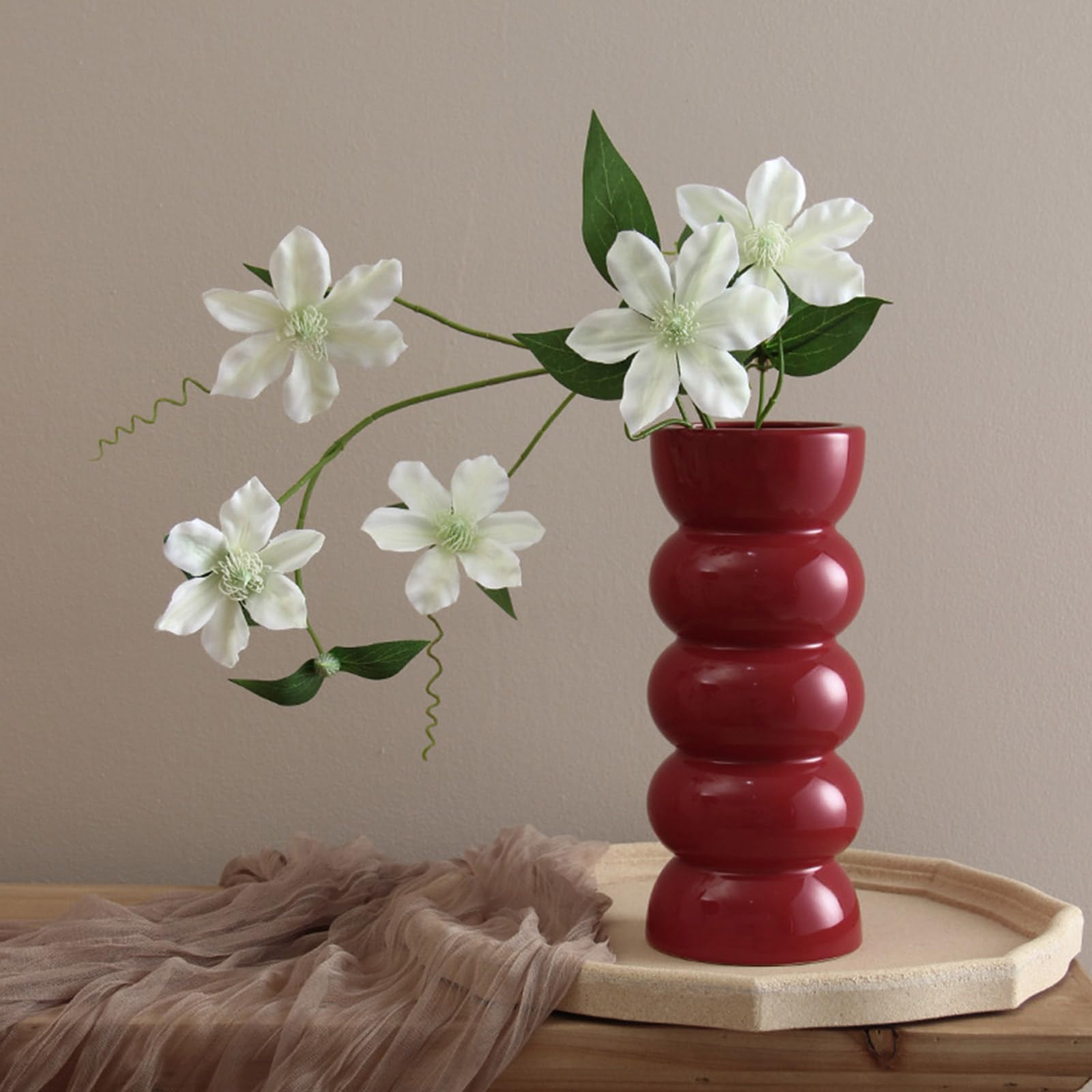 Stampo in silicone flessibile per vasi di fiori in resina riutilizzabile stampi in cemento vasi in gesso progetti artigianali per realizzare vasi in silicone