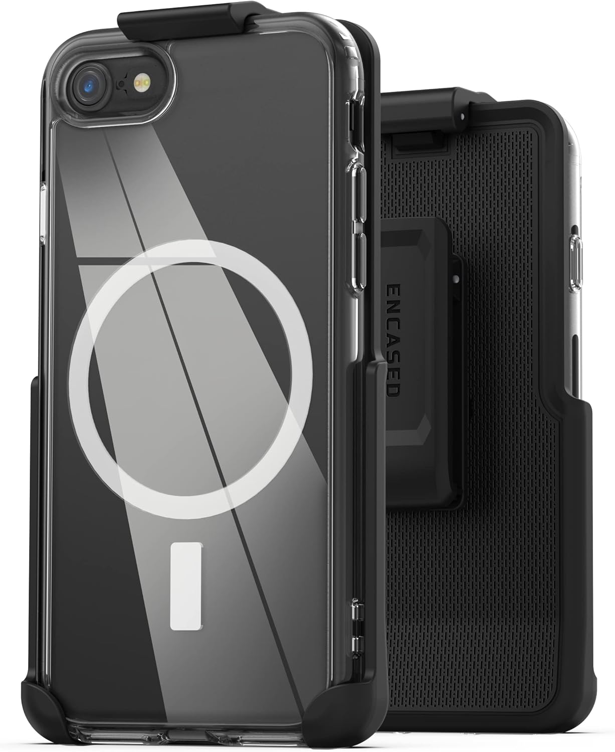Encased Belt Case for iPhone SE with Holster Clip - MagSafe Compatible Magnetic Cover (iPhone 7/8/ SE 2nd 3rd Gen 2020/2022) - Image 6