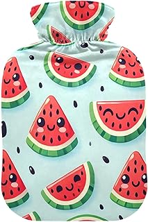 Fun Watermelons - Bolsa de agua caliente para aliviar el dolor, color verde menta, 2 litros