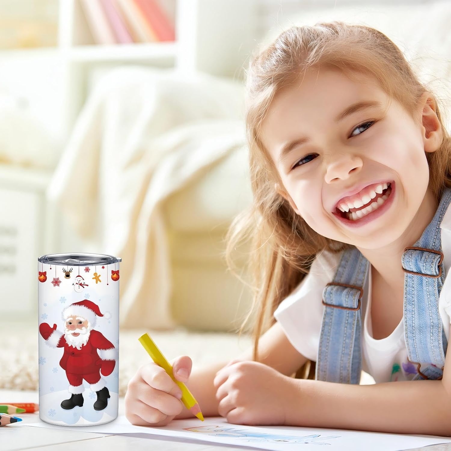 Vesici 16 Pack Sublimation Tumblers Bulk, 12 oz Blank Mugs White Stainless Steel Straight Skinny Slim Can Cooler with Lids Double Wall Vacuum Insulated Water Cups for DIY Coffee Tea Drink