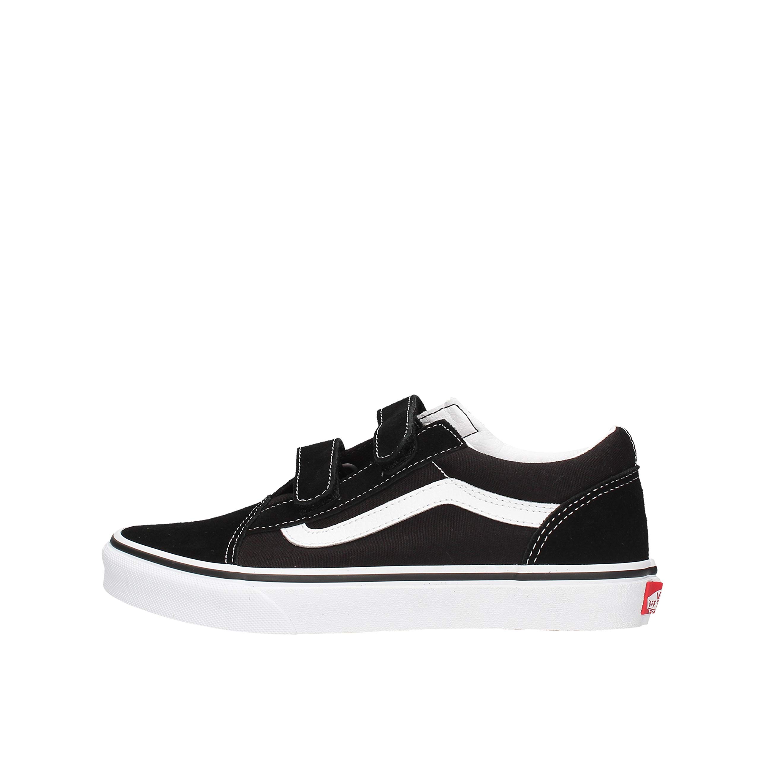 Vans Old Skool V Youth noire semelle vulcanisee robuste et scratchs robustes 39