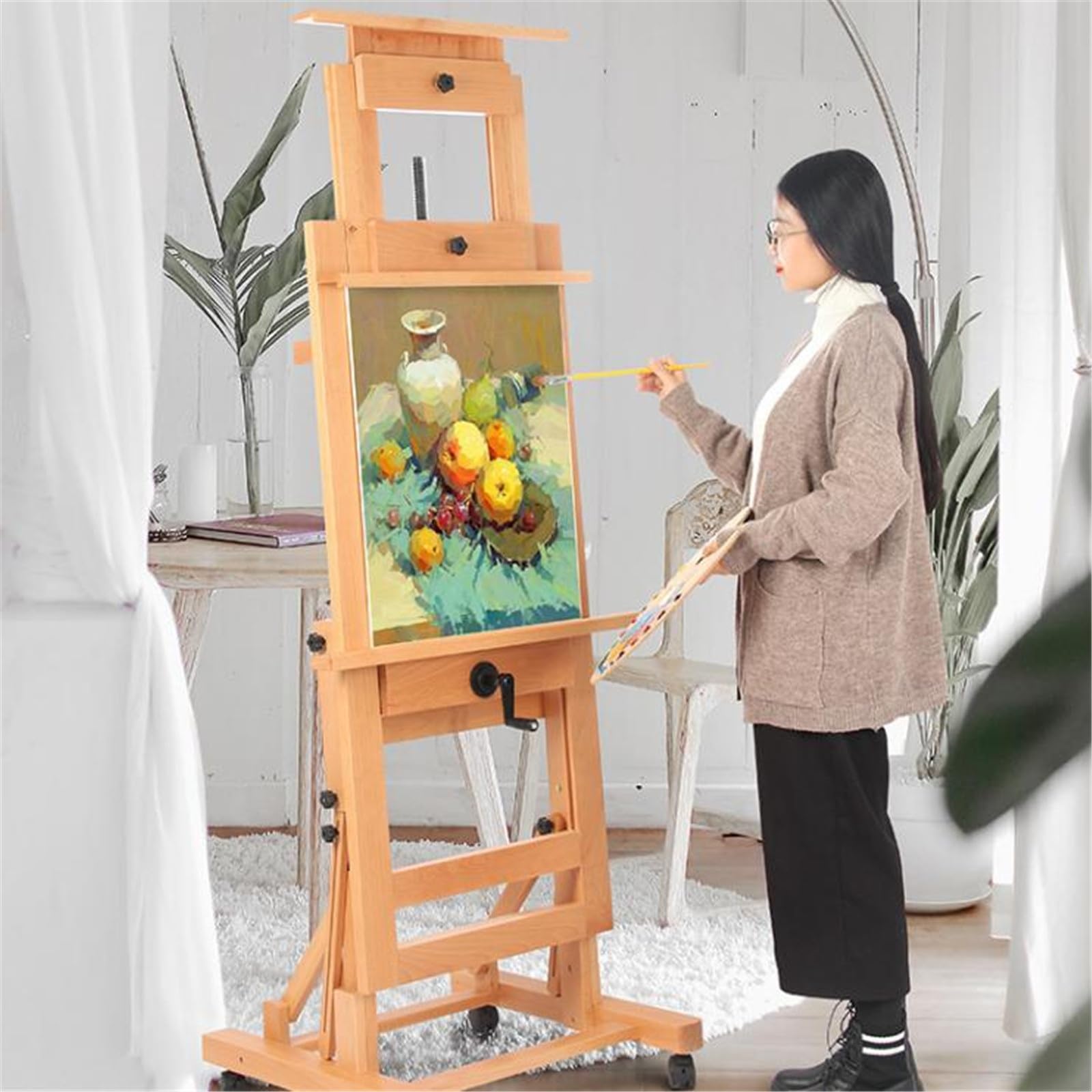 イーゼル　大型 Amazon.co.jp: イーゼル キャンバススタンド無垢材イーゼル