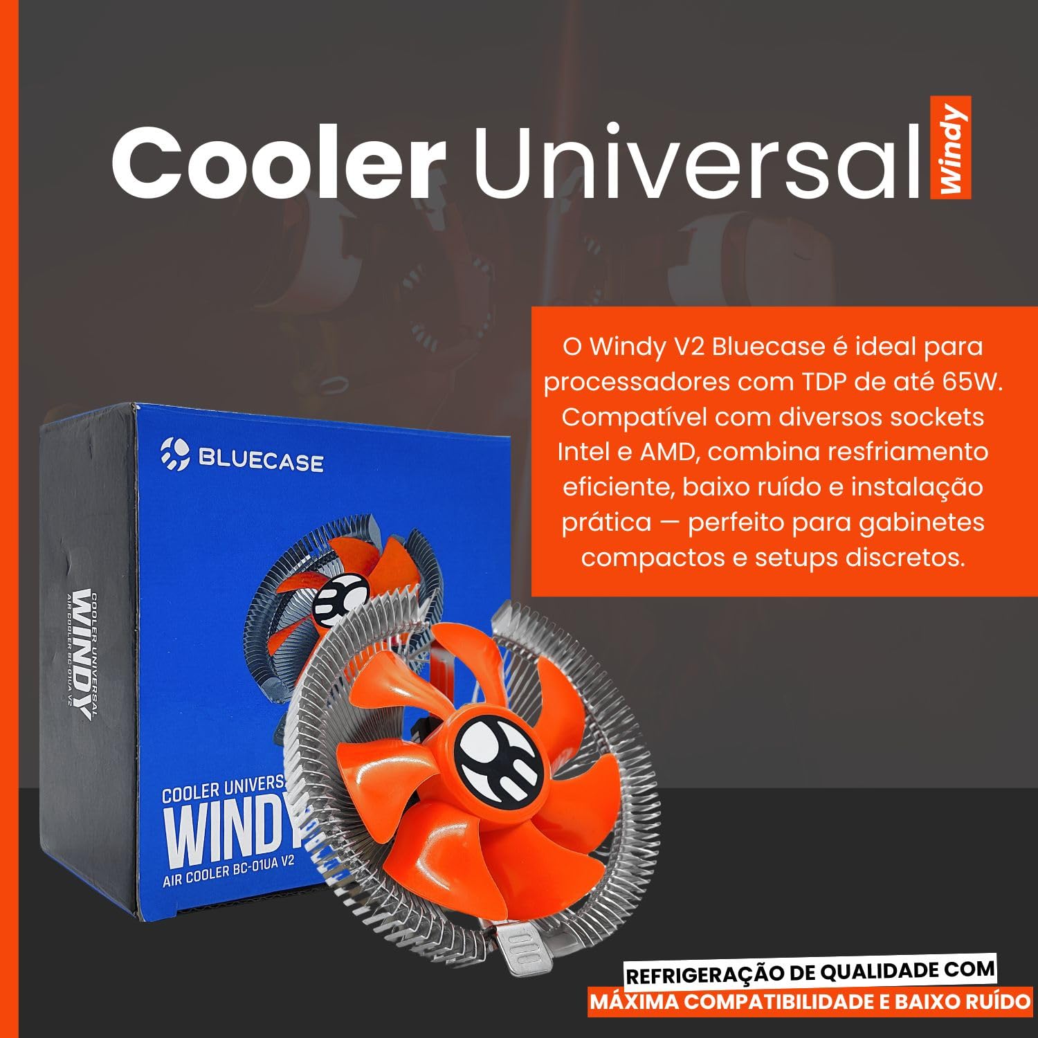 Air Cooler Universal Windy: Review Testado por 7 Dias para Intel e AMD