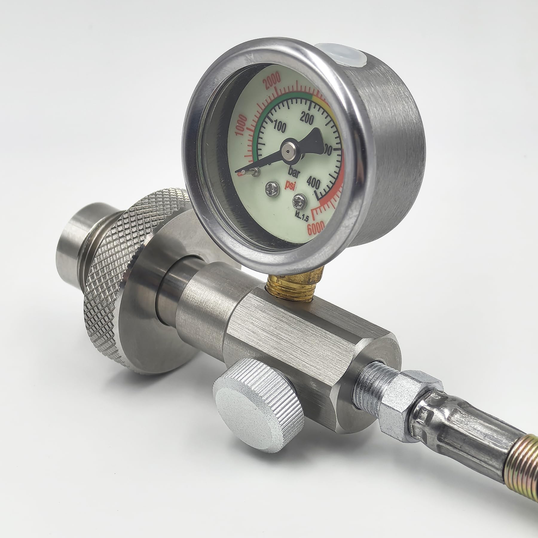DRYHTEN Depósito de cilindro de aire comprimido G5/8 (5/8BSPP) DIN adaptador de válvula HPA