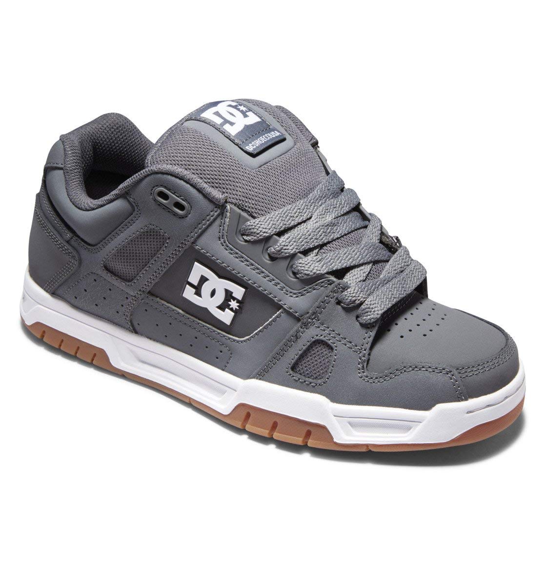 Dc Shoes Men's STAG Shoe, Grey/Gum, 10 UK