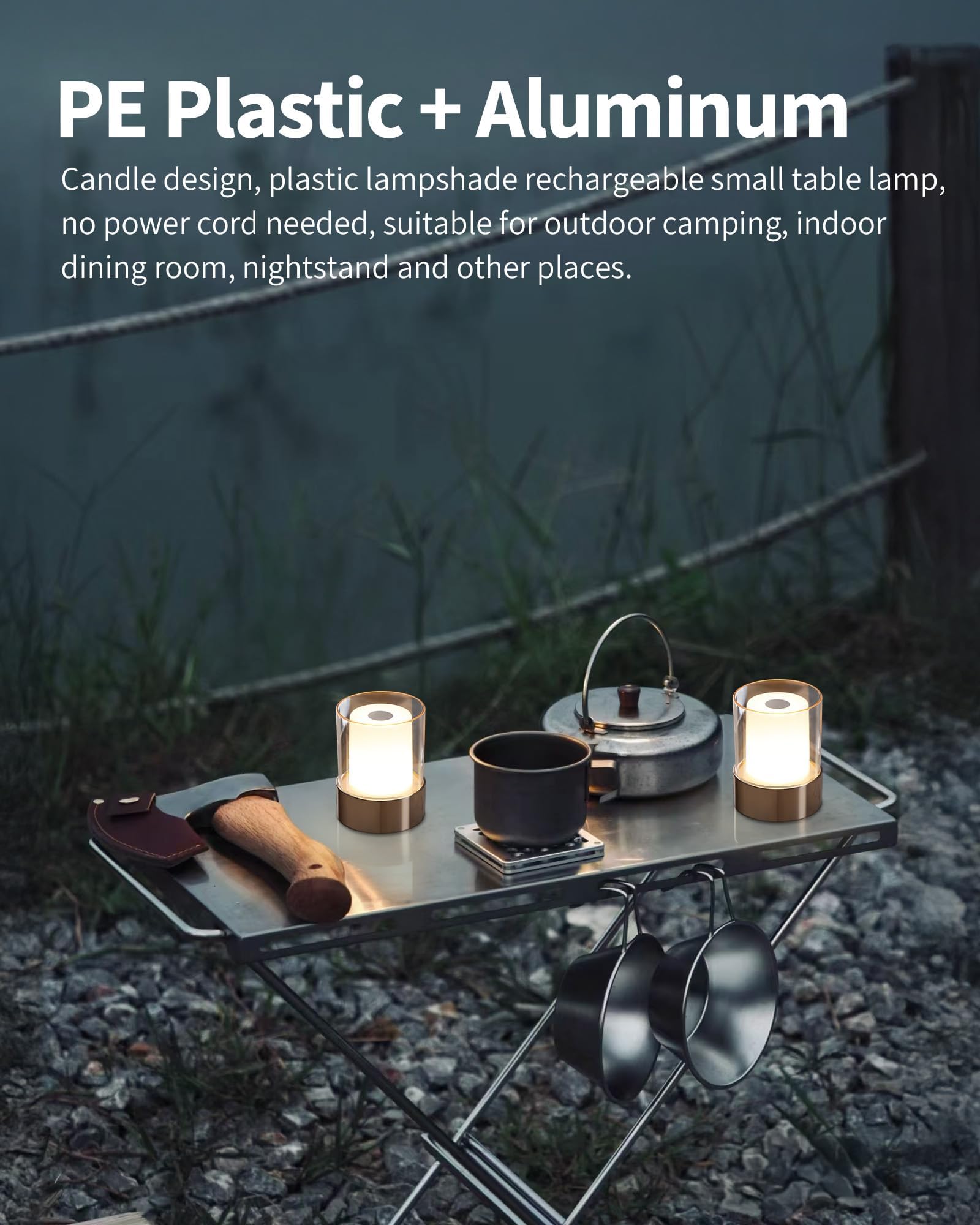 NEWSEE Cordless Rechargeable LED Table Lamp - Image 3