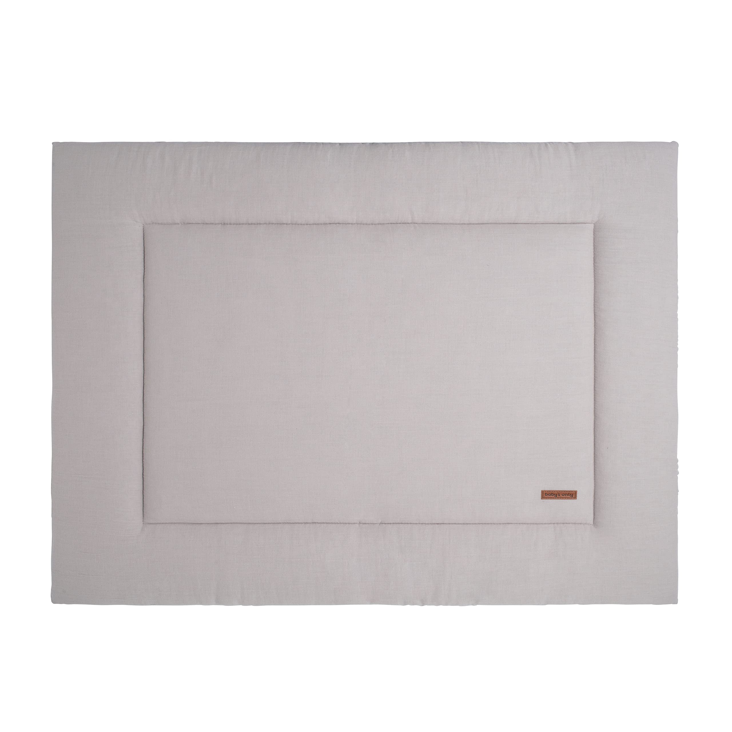 Baby's Only - Laufgittereinlage Breeze - Krabbeldecke für Baby - Aus Baumwolle - 75x95 cm - Urban Taupe