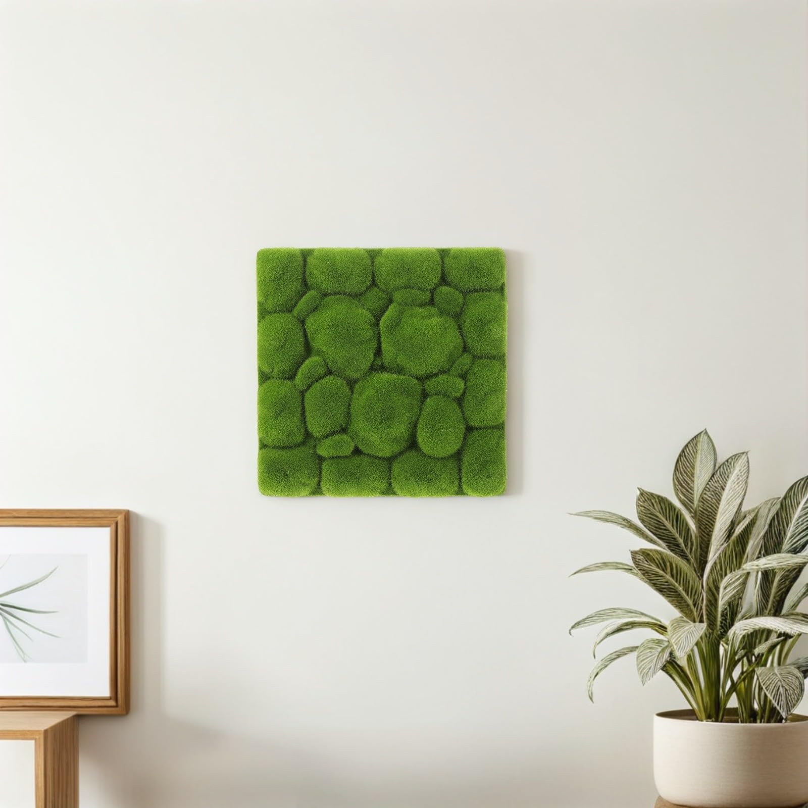 3 Stück Künstliche Moos Schaumstoffplatte Grün für Wanddekoration mit Natürlichem Look Langlebig und Pflegeleicht für Hochzeits und Blumenarrangements