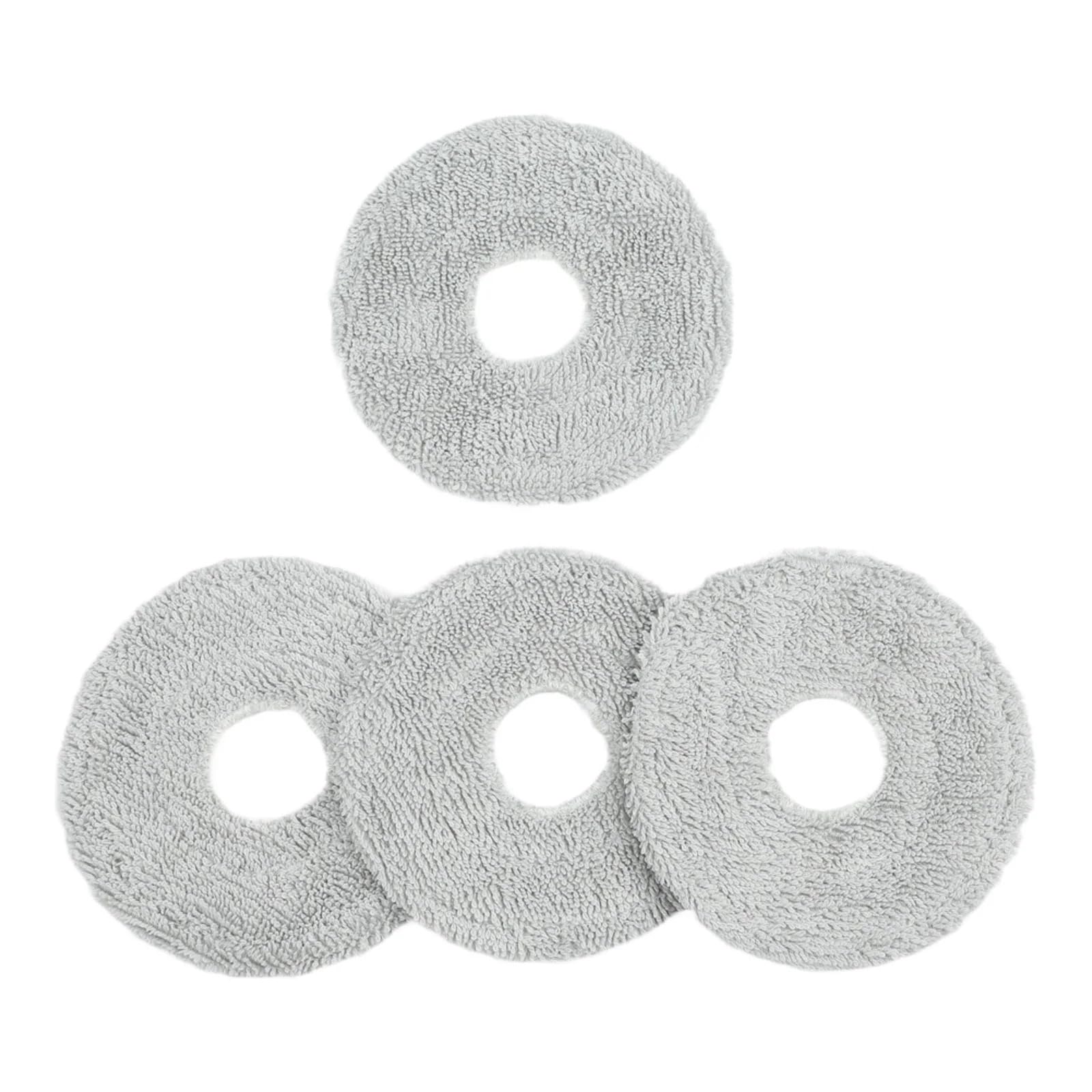 Shiketong Mop Pads,Compatible For Dreame,For L10 Ultra For L10S Ultra For X50,Compatible For Mova,For P50 Microfiber Robot Mop Cloth Vacuum Parts(4 PACK)