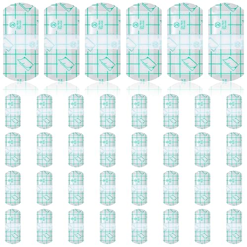 40 piezas desechables de plástico protector para ojos, impermeable, cinta protectora para cejas, suministros de pasta de cuidado posterior de