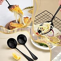 Vista 6 de Juego de Utensilios de Servir de Acero Inoxidable de 36 Piezas – Elementos Esenciales Completos para Buffet con Cucharas, Tenedores, Pinzas