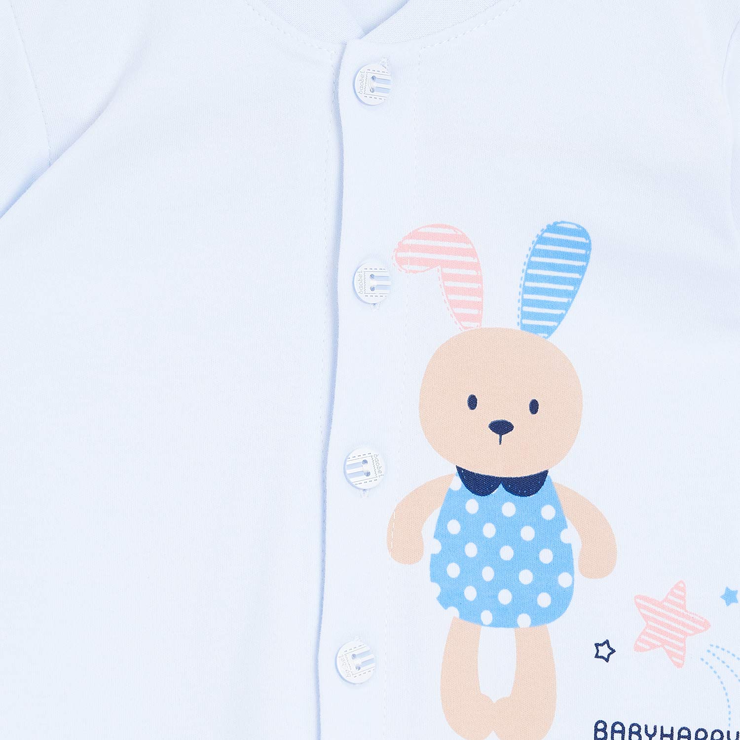 CAMEY Kids Full Sleeve Cotton Romper Suit Blue 1