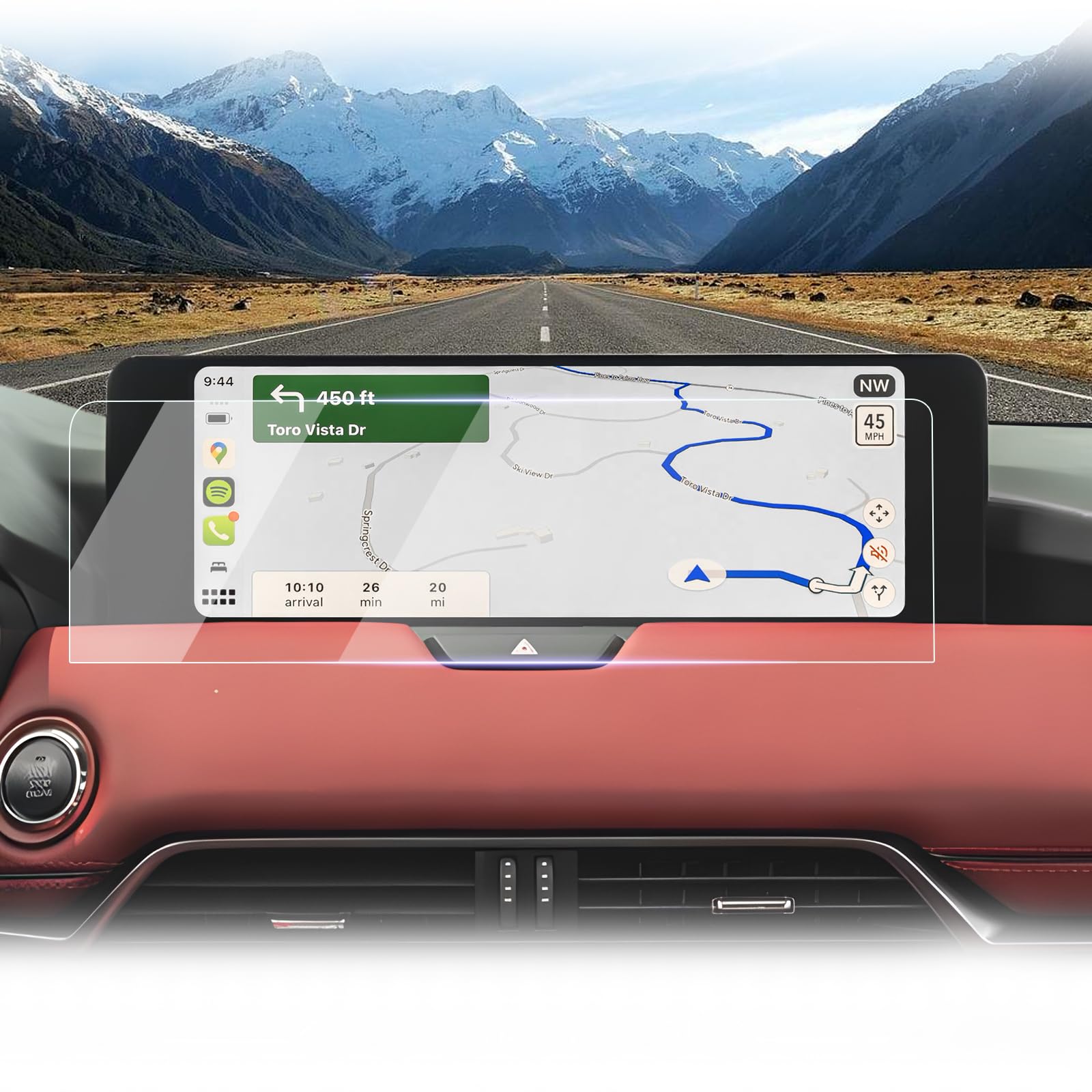 LUWU 2025 Mazda CX70 CX90 Screen Protector for 2024 2025 Mazda CX90(Hybrid)/2025 Mazda CX-70(Hybrid) Accessories 2025 Mazda CX90 CX70 12.3-inch Screen