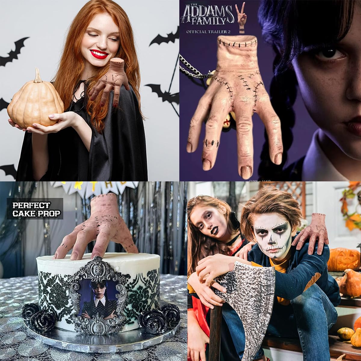 Mano De Látex Realista Para Halloween – Modelo De Terror Con Cicatrices Y Puntadas, Accesorio De Cosplay Y Decoración De Miedo