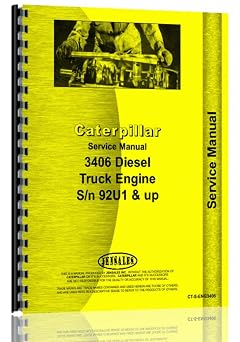 Caterpillar 3406 Engine Service Manual S/N 92U1 + 92U1+
