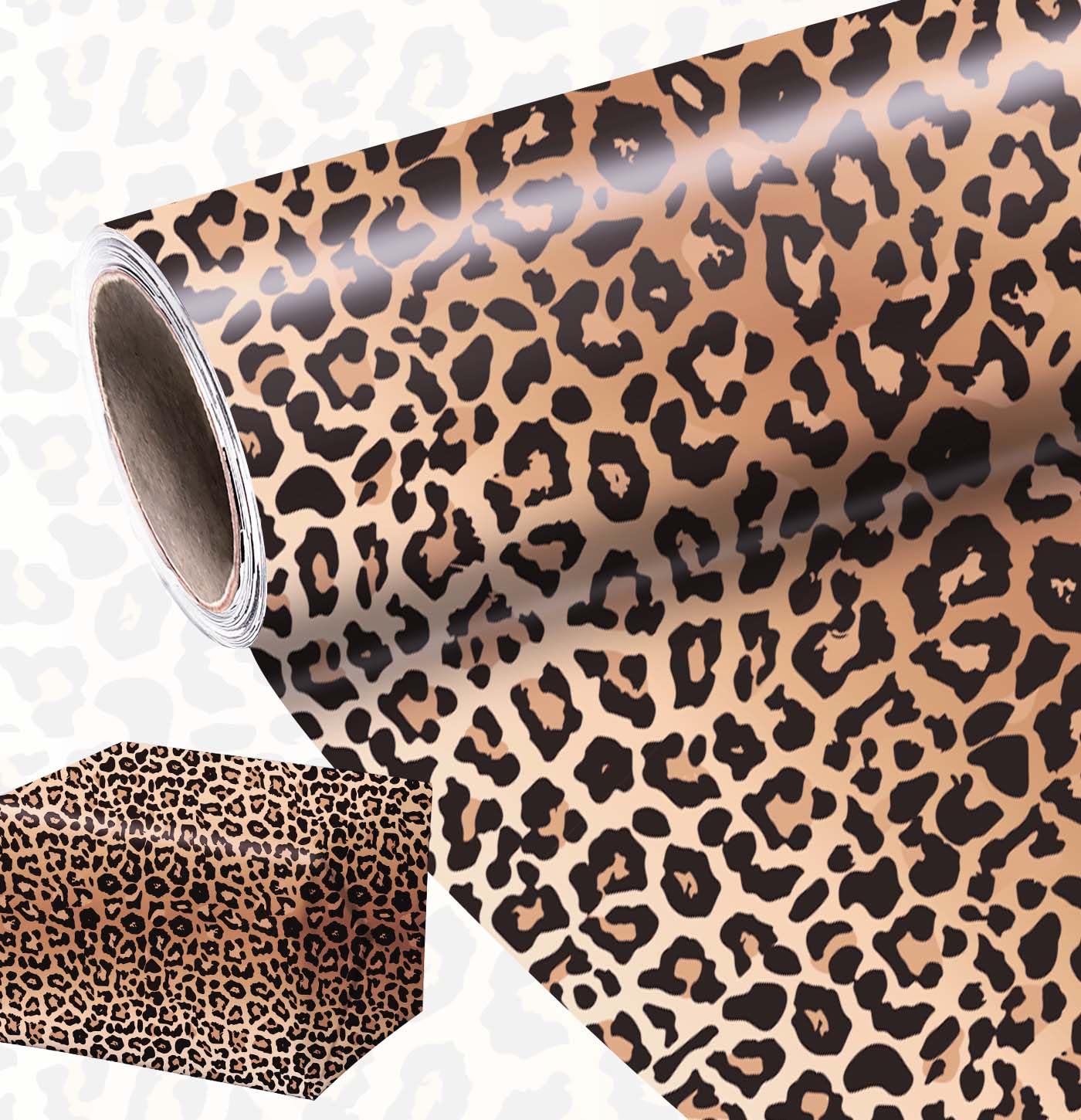 MUNILAIL Leopard Wrapping Paper Roll 17 Inch x 33 Feet Leopard Print Wrapping Paper Gift Wrapping Paper for Boys Girls Birthday Baby Shower Party Supplies