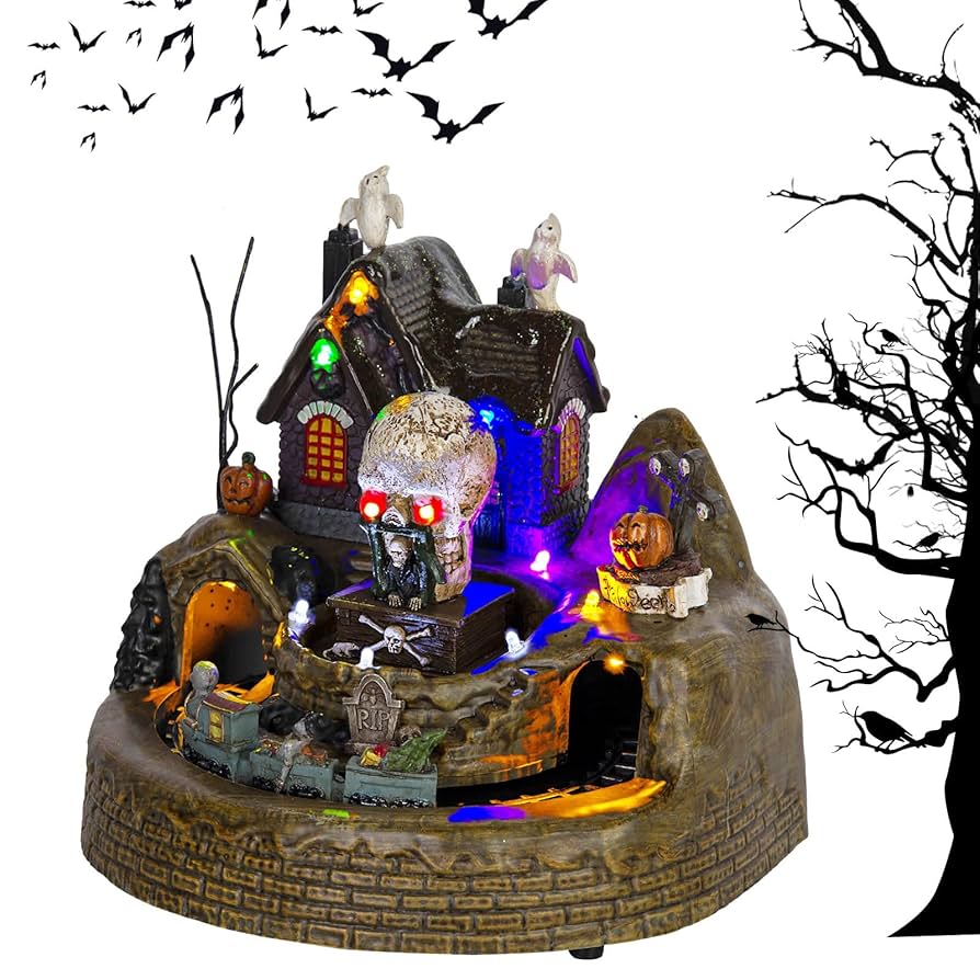 Halloween Night リゼ SP Haunted Living 8-Count LED Spider Purple Halloween Lights