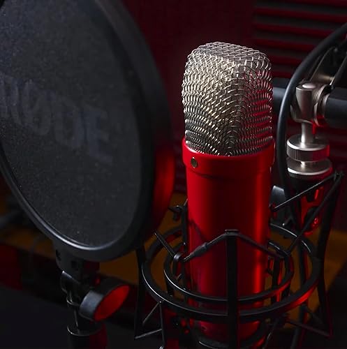 Miniatura 2 de RØDE NT1 Signature Series Micrófono condensador de gran diafragma con soporte de choque, filtro pop y cable XLR para producción de música, grabación