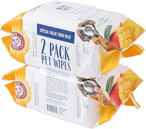 Vista 32 de Arm & Hammer Toallitas de baño multiusos resistentes para perros Toallitas multiusos para perros que eliminan el olor y refrescan la piel