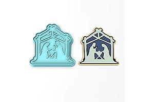 Stamped Cookie Cutters for Christmas Delights: A Divine Nativity Scene