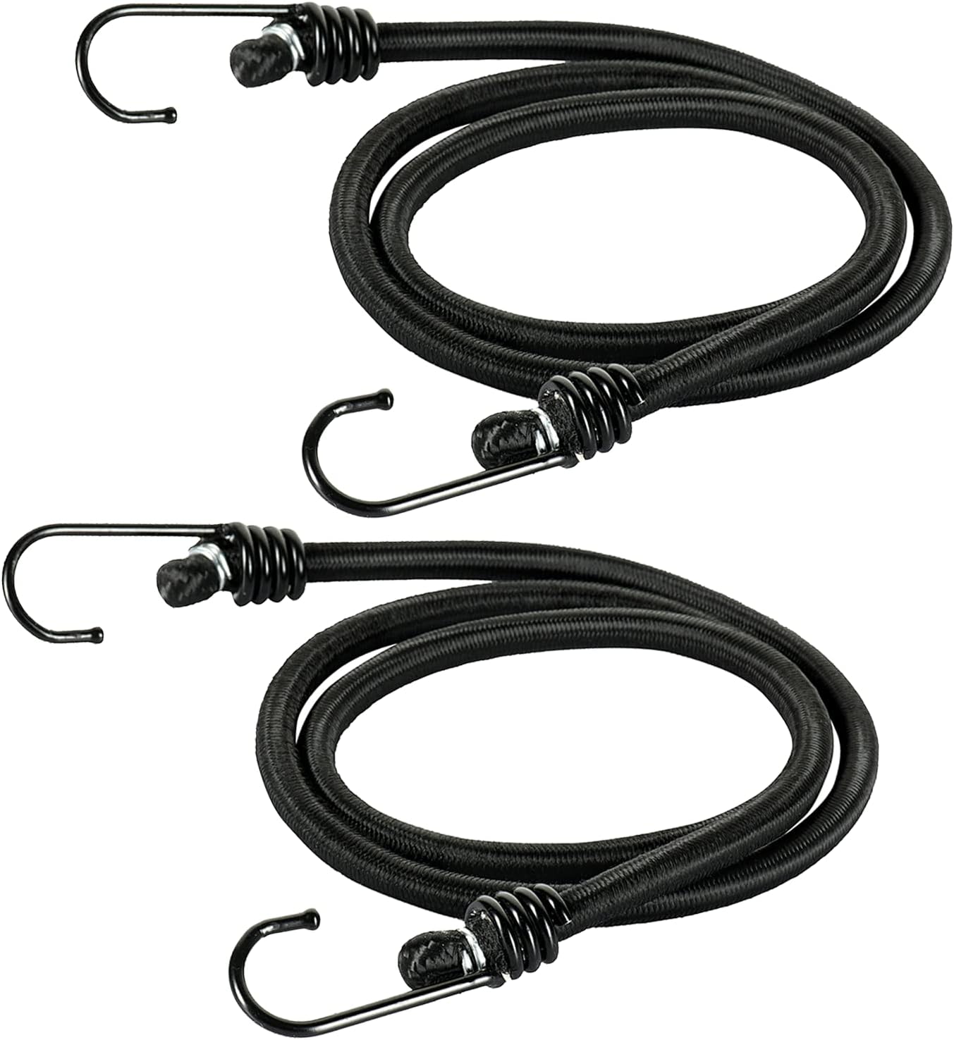 M-Tac - 40 Inch (101 CM) - Bungee Cord with Durable Metal Hooks, Set of 2