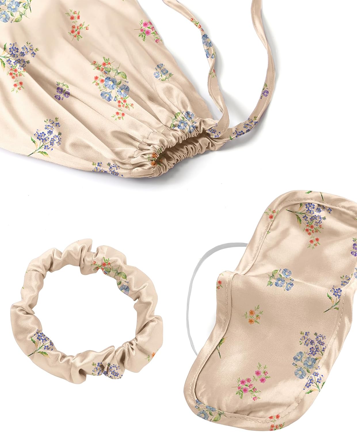 LYANER Women's Pajamas Set 7pcs Silk Satin Sleepwear Loungewear Cami Shirt Pj Set - Image 5