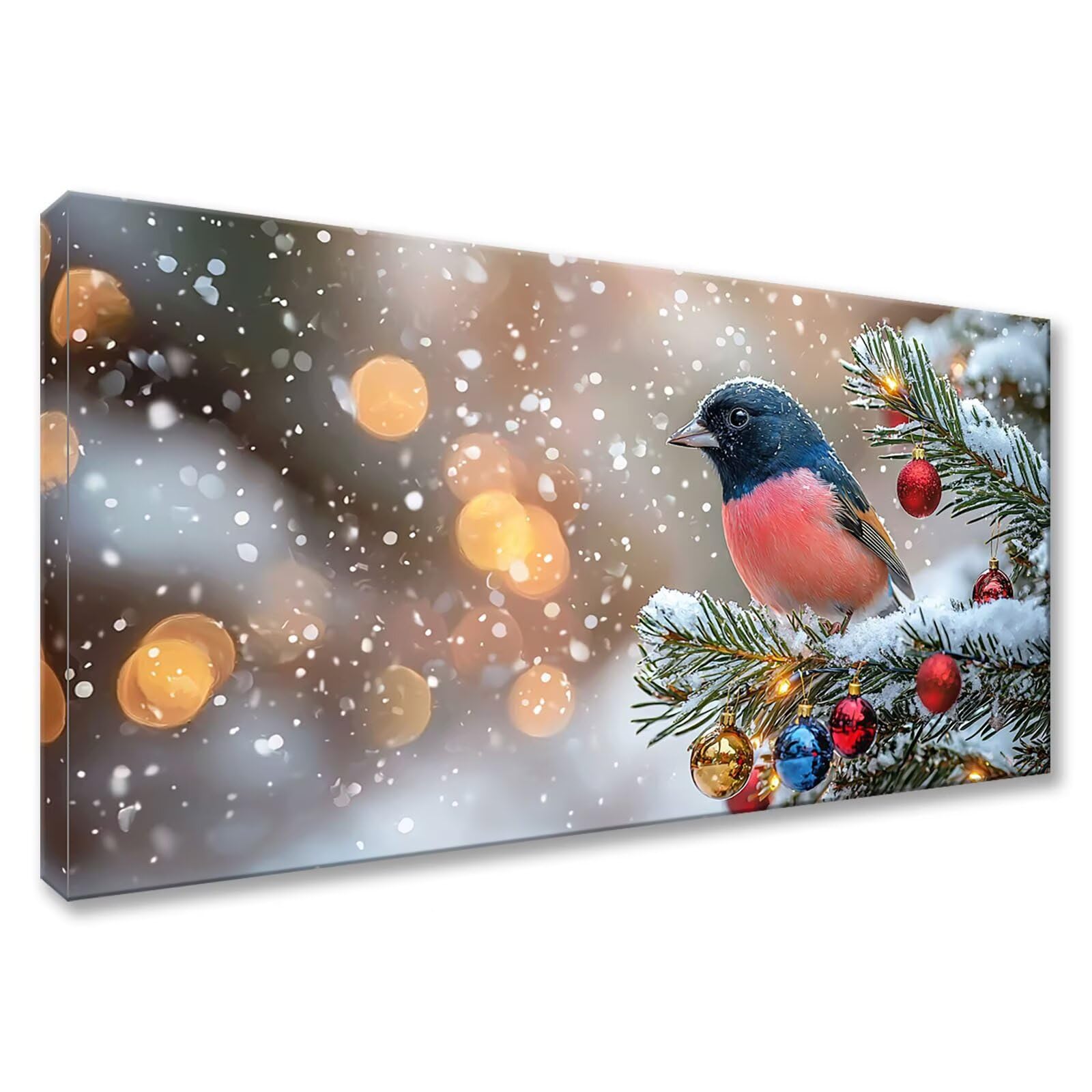 Malarstwo diamentowe Boże Narodzenie malowanie diamentowe duży rozmiar 55 x 110 cm, diamentowe malowanie dorośli ptak diamenty kryształowe sztuka, DIY 5D okrągły diament haft krzyżykowy sztuka do