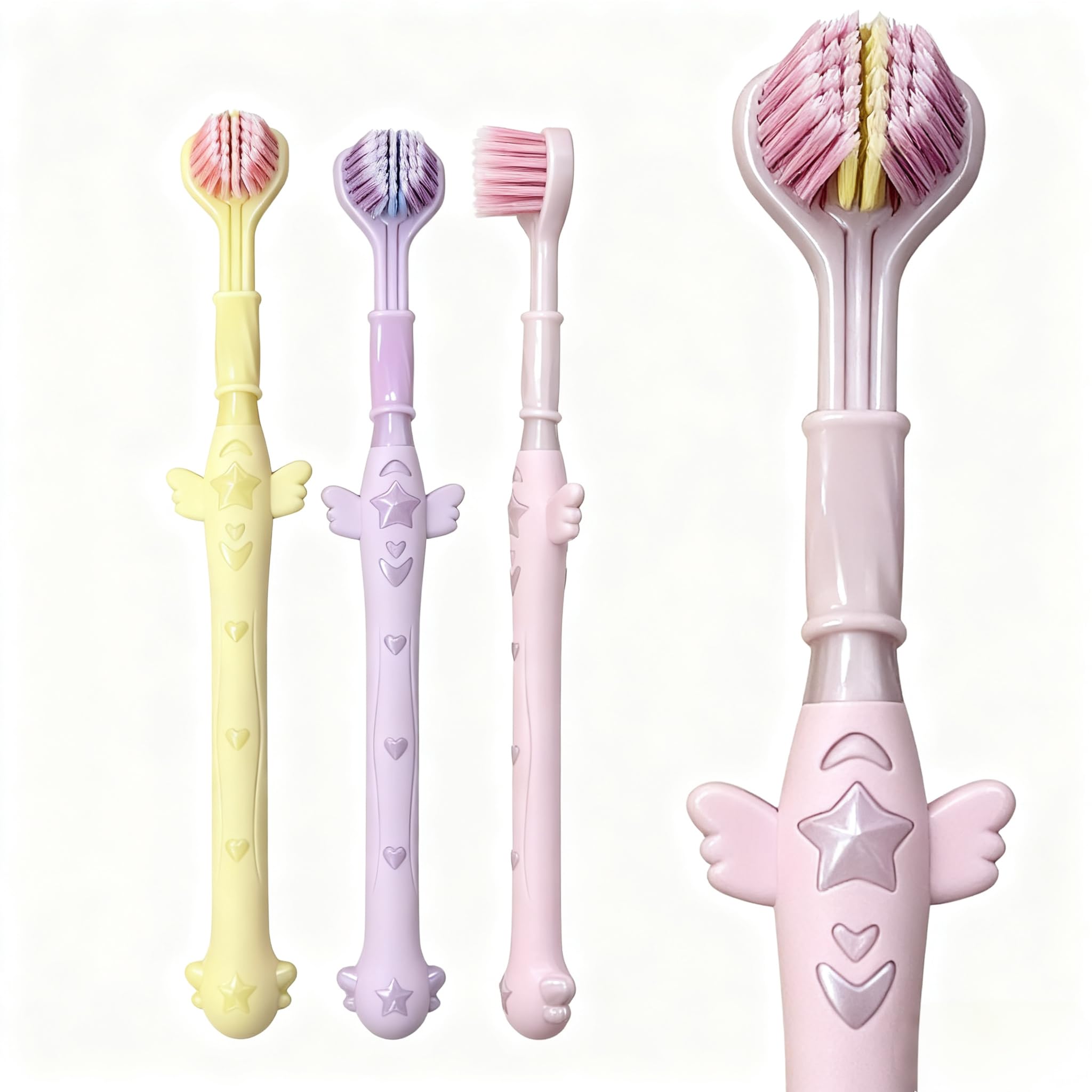 3-Sided Toothbrush Set