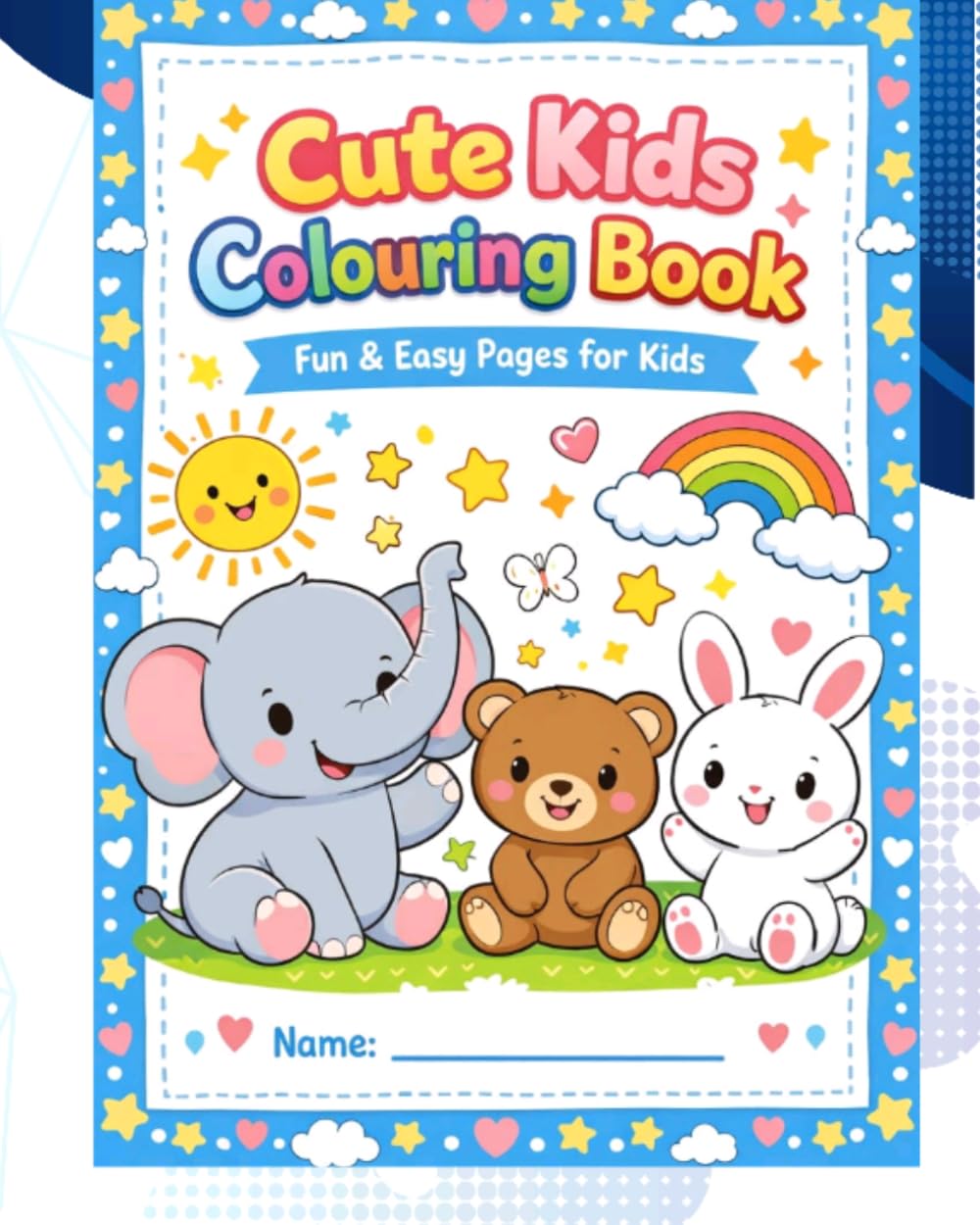 Fun Adventure: Creative Coloring Book for Kids: Beautiful Animal and Nature Illustrations for Preschoolers and Toddlers