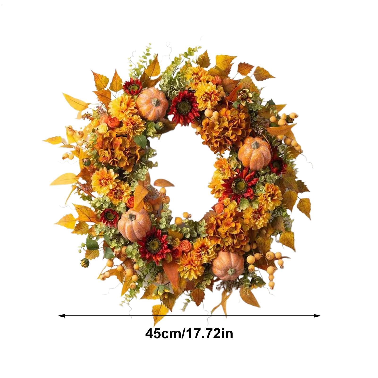 Ghirlanda Autunnale di Ornamento Realistico del Raccolto Autunnale