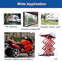Vista 7 de 2 interruptores basculantes de polaridad de encendido y apagado, DPDT, 6 pines, 3 posiciones, interruptor basculante autobloqueante con cables