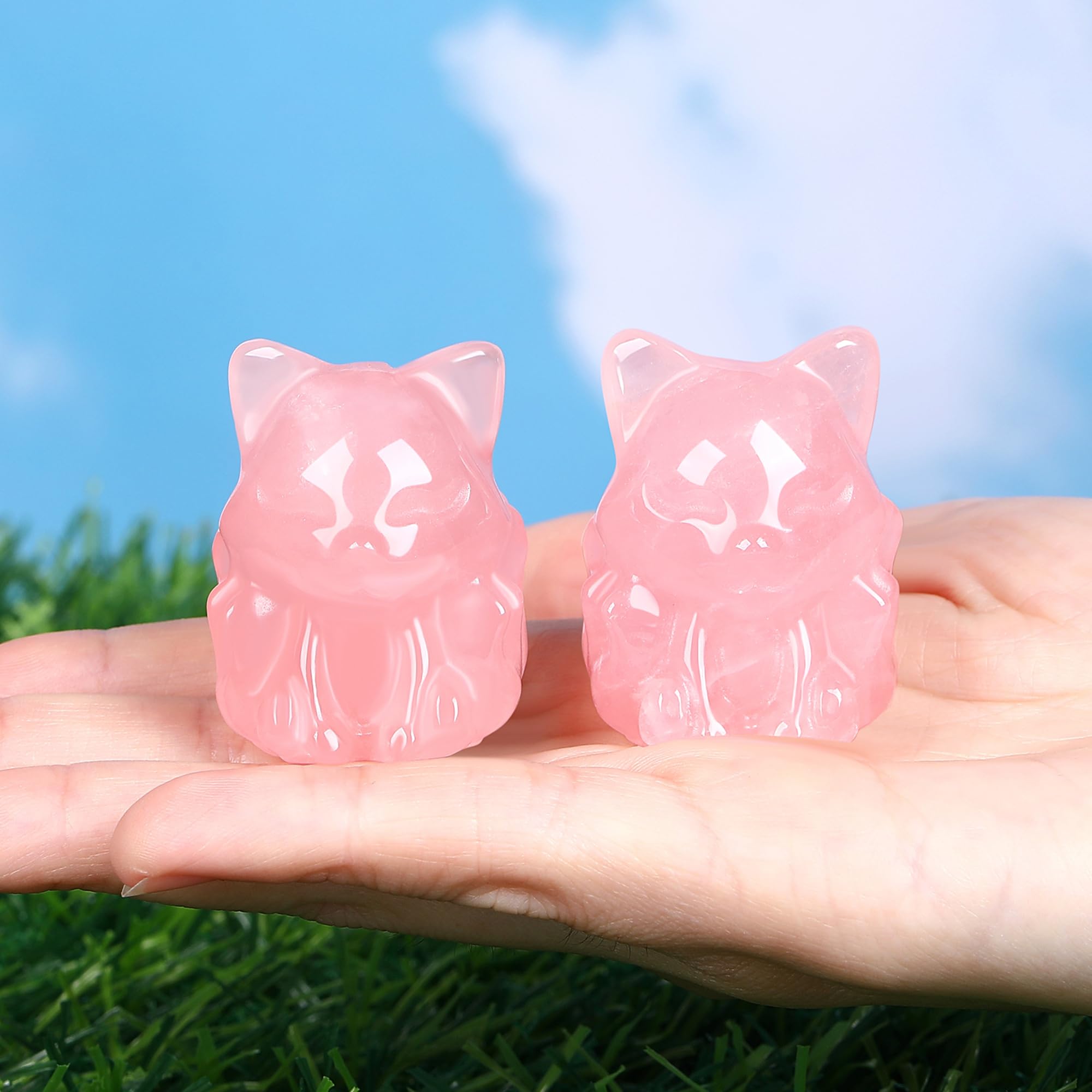 Amazon.co.jp: ZHIYUXI ローズクォーツ ピンク ヒーリングクリスタル