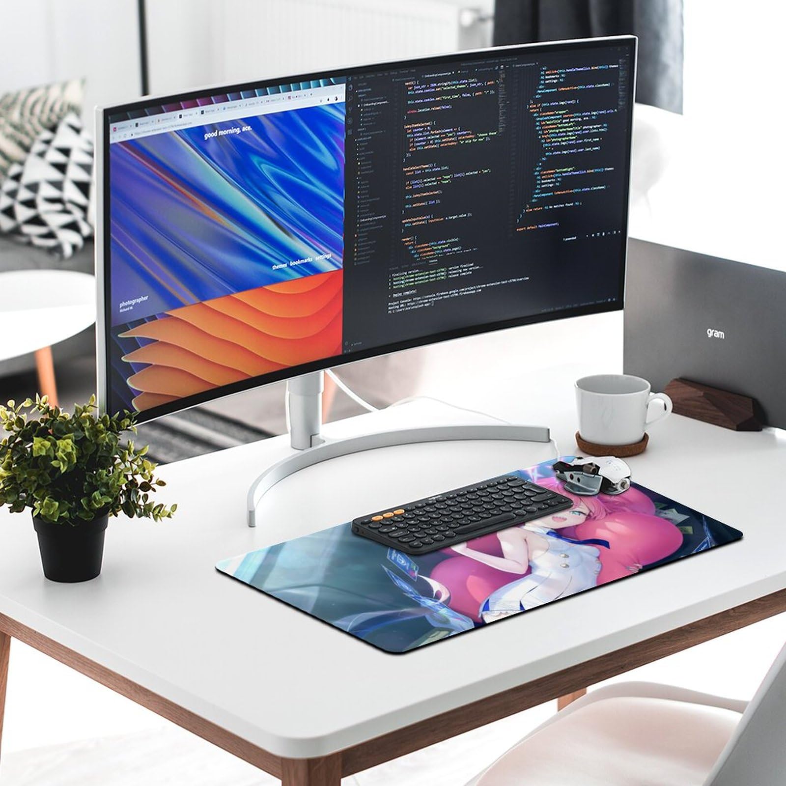 Amazon.co.jp：デスクマット マウスパッド ブルーアーカイブ