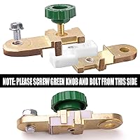 Vista 6 de LotFancy Interruptor de desconexión de batería de automóvil de poste lateral de 12 V-24 V para automóvil, camión, vehículo, RV, barco, marino