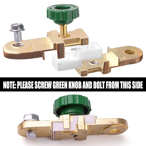 Miniatura 6 de LotFancy Interruptor de desconexión de batería de automóvil de poste lateral de 12 V-24 V para automóvil, camión, vehículo, RV, barco, marino,