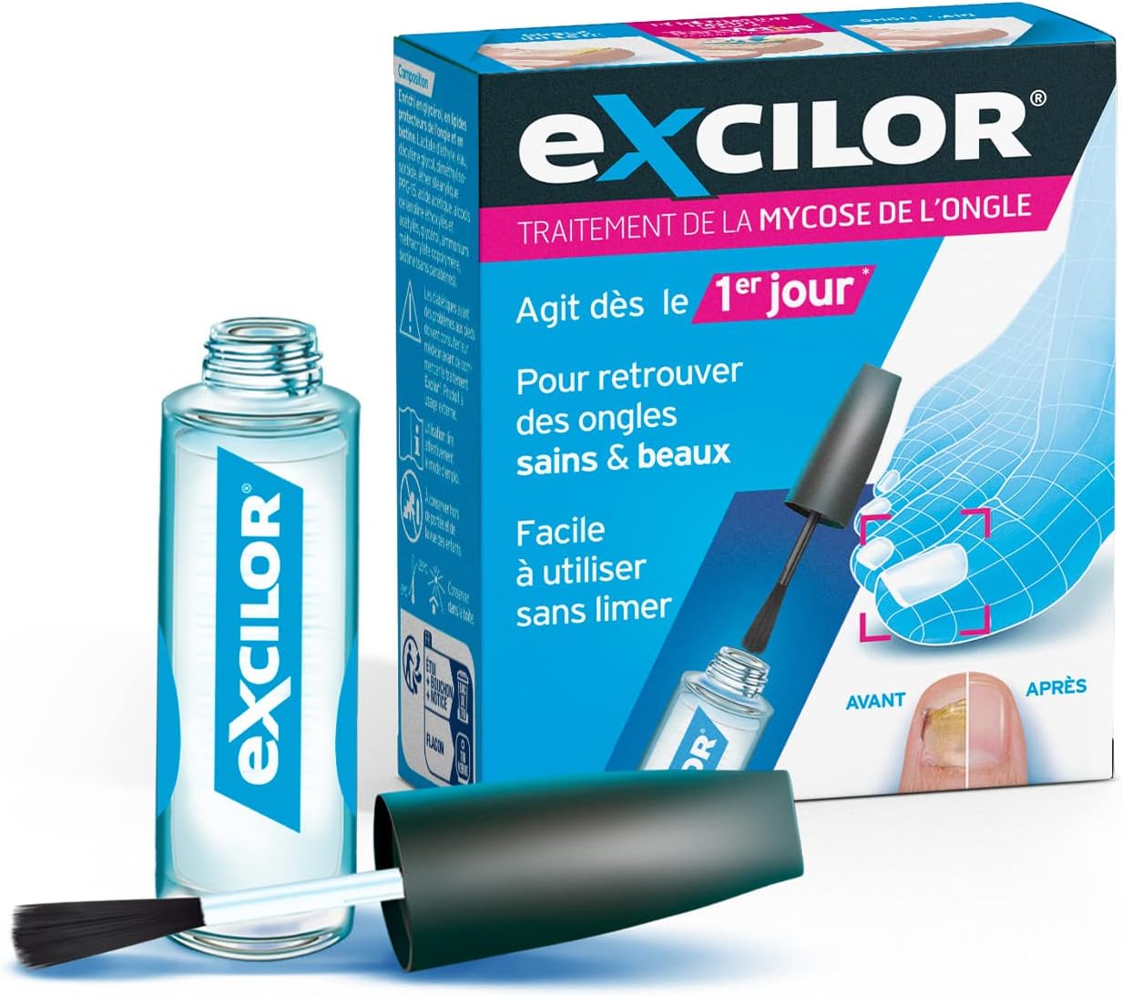 Excilor Treatment for Nail Mycosis Solution 3.3ml
