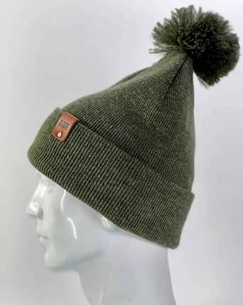 Haakwear CPP1 HAAKWEAR Pompom Beanie – Forest Green Forest Green