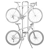 Delta Cycle Michelangelo 2 Bike Storage Rack - Gravity Fully Adjustable Bike Storage Garage For Road, MTB, and Hybrid Bicycles - Vertical Bike Rack Holds Up To 80 lbs 2 Bike Gravity Rack